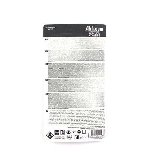 Akfix 610 Ekspres Montaj Yapıştırıcı 50ml Tüp image 1
