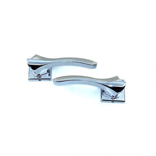 Güzel Metal Bilecik Rozetli Kapı Kolu Nikel/İnox