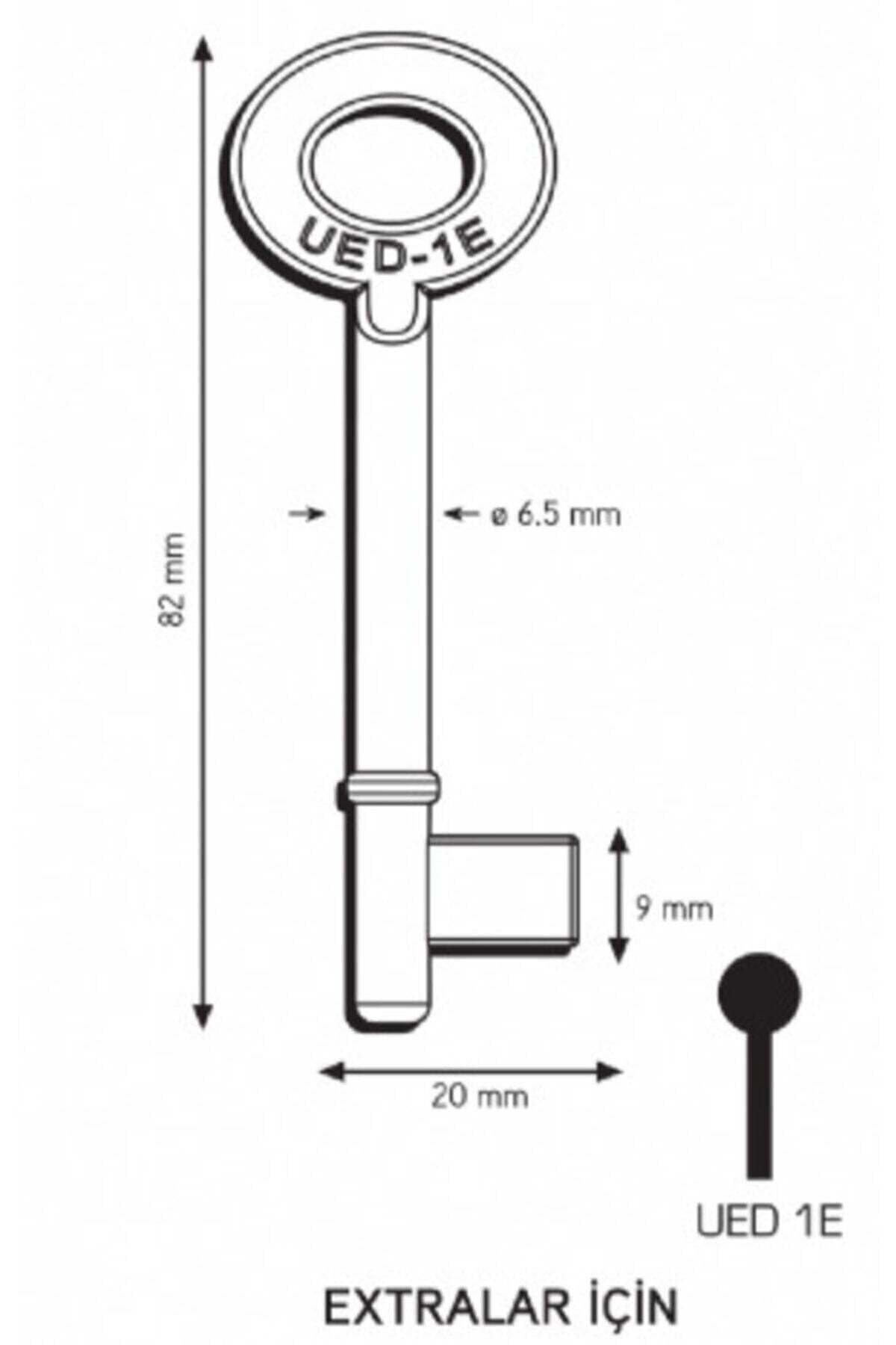 Maymuncuk Oda Kapısı Anahtarı Her Kilidi Açan Anahtarlar-2 Adet - 11mm-13 Mm