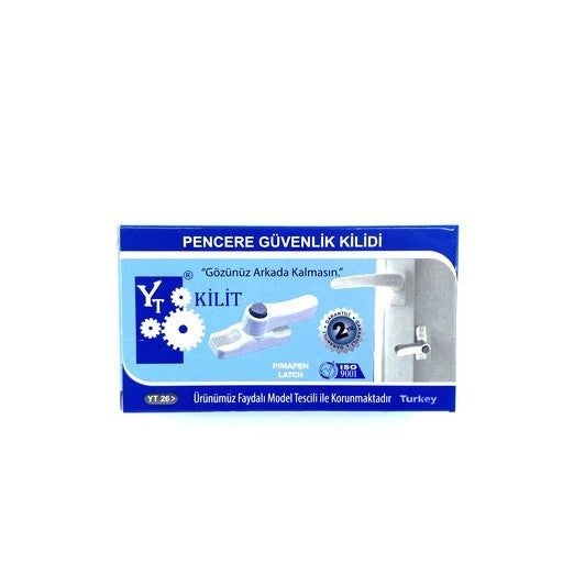 YT PENCERE GÜVENLİK KİLİDİ ANTRASİT GRİ