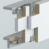 ALBATUR Topslide 8030 - 60 KG Sürme Gardırop (İç Kapak)