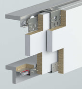 ALBATUR Topslide 8030 - 60 KG Sürme Gardırop (İç Kapak) görsel 1