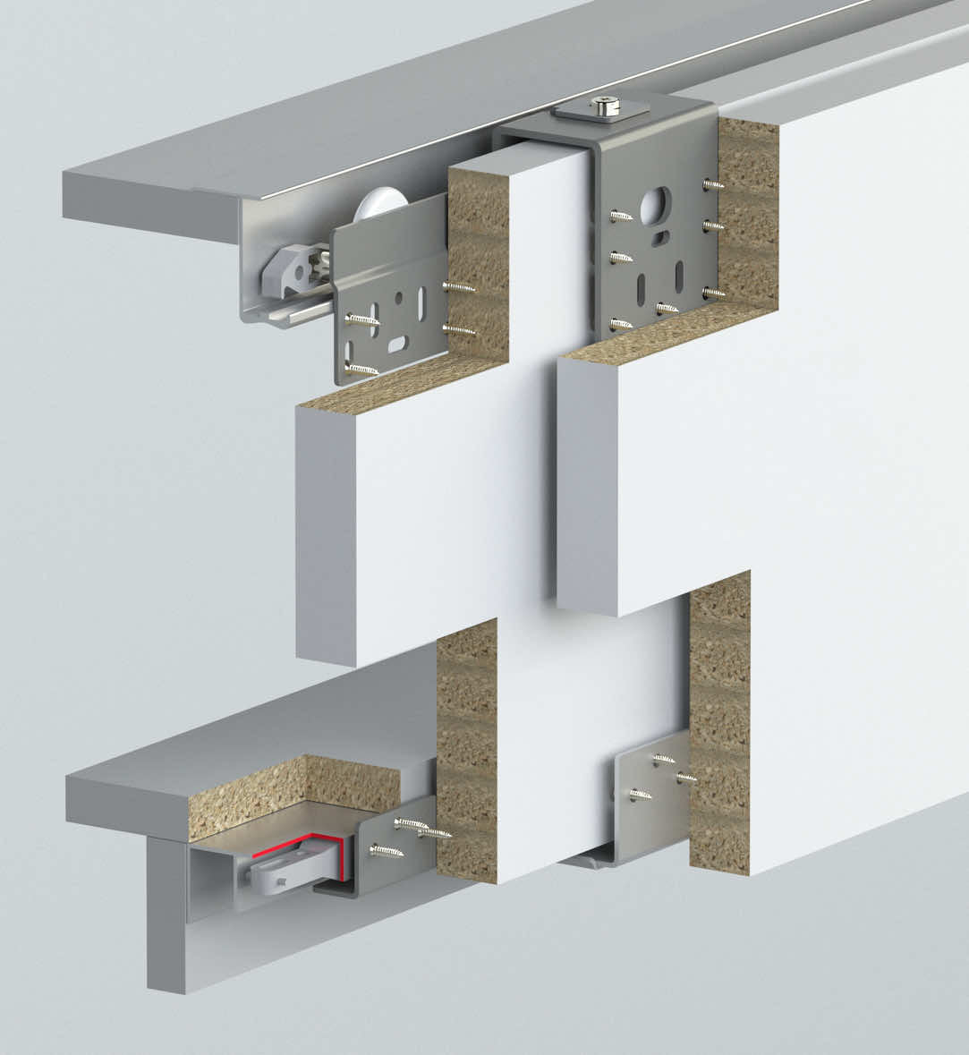 ALBATUR Topslide 8032 60 KG Sürme Gardırop Dış Kapak