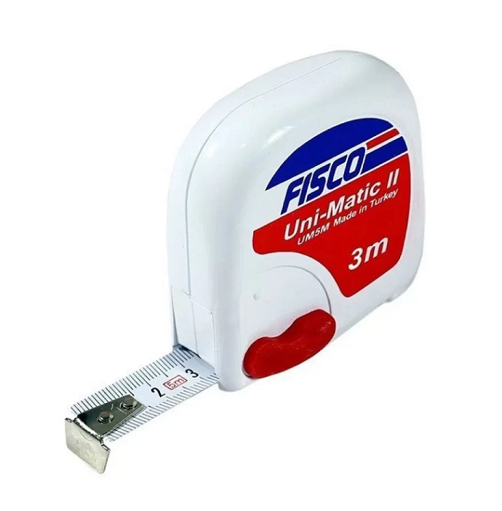 Fisco Çelik Şerit Metre 3 Metre