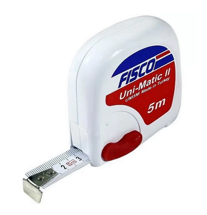 Fisco Çelik Şerit Metre 5 Metre
