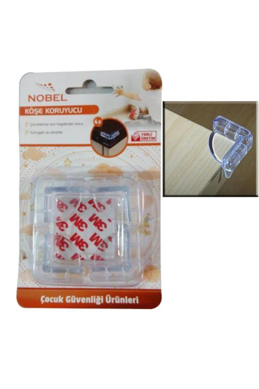 Çocuk Emniyetli Sivri Köşe Koruyucu Bebek Güvenlik 4 Adet image 0