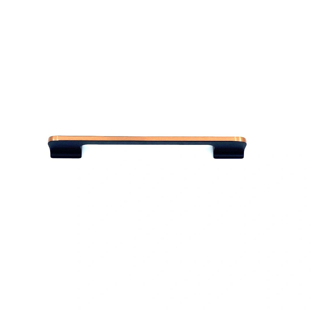 Özmetal-İş Metax Afyon Kulp Mat Siyah / Rose 160mm image 1
