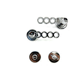Pimador Rolling Rosette Zamak Luxury Door Handle Chrome (WC) görsel 2