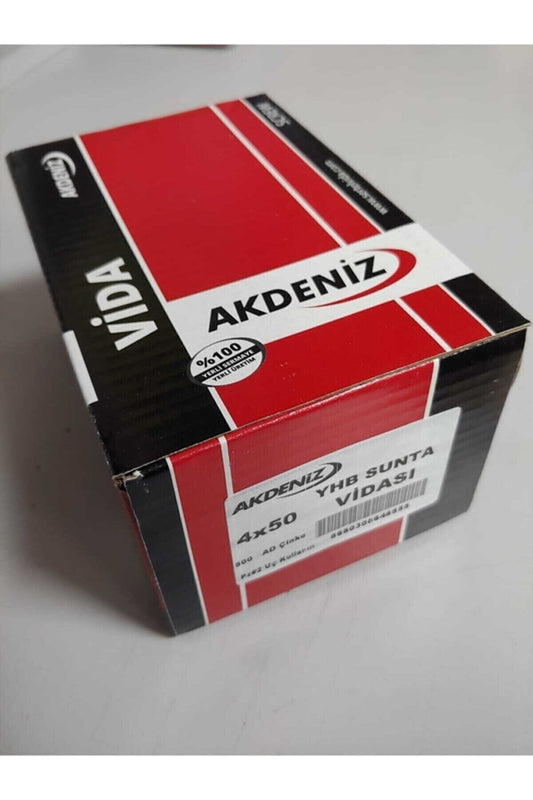4.0x50 Sunta Vidası Çinko 500 Adet image 0