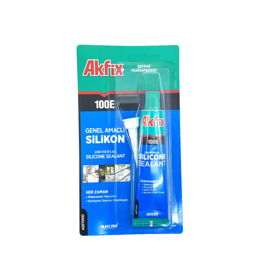 Akfix Genel Amaçlı Silikon Şeffaf 50ml Tüp image 0