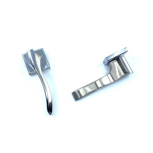 Güzel Metal Bilecik Rozetli Kapı Kolu Nikel/İnox image 1