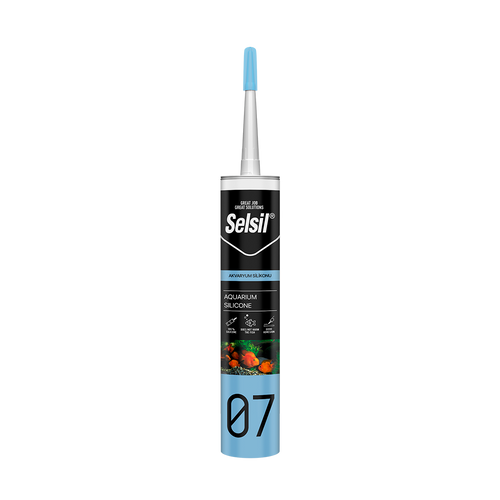 Selsil Akvaryum Silikonu Şeffaf 310 ml