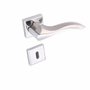 BİLECİK KROM İNOX KARE ROZETLİ WC
