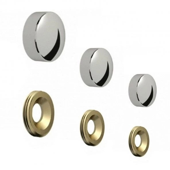 DEKORATİF VİDA KAPAĞI KROM 13MM 10'LU PAKET