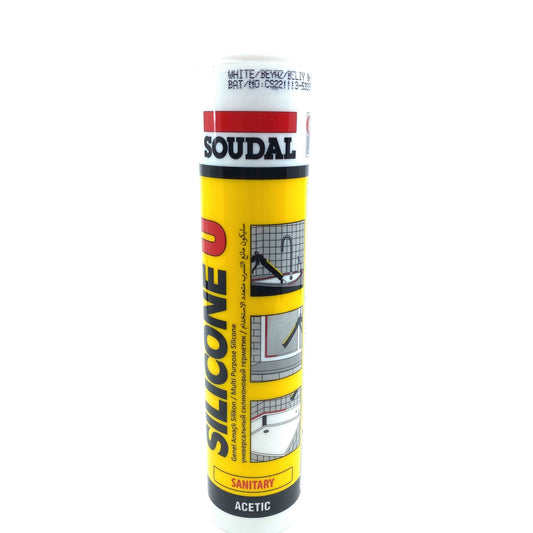 Soudal Beyaz Silikon 280 ml image 0