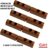 Pimapen Pvc Sineklik Menteşesi Kahverengi 4 Adet