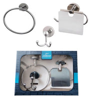 FİESTA BANYO AKSESUAR SETİ 3 LÜ KROM