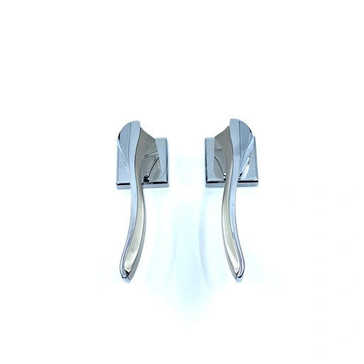 Güzel Metal Bilecik Rozetli Kapı Kolu Nikel/İnox