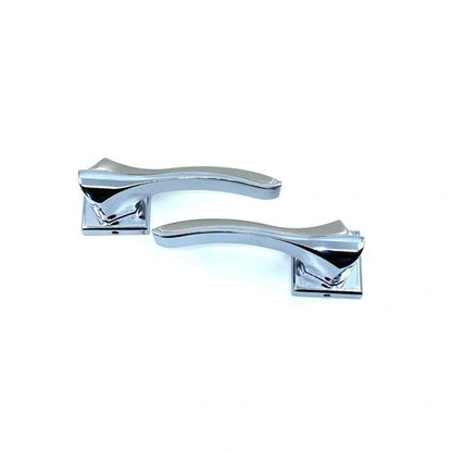 Güzel Metal Bilecik Rozetli Kapı Kolu Nikel/İnox