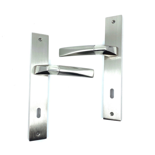 İstanbul Door Handles Kristal Aynalı Nikel Saten Kapı Kolu ODA