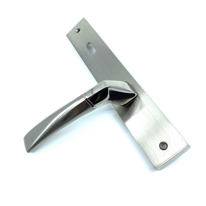 İstanbul Door Handles Kristal Aynalı Nikel Saten Kapı Kolu ODA