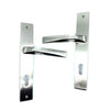 İstanbul Door Handles Kristal Aynalı Nikel Saten Kapı Kolu YALE