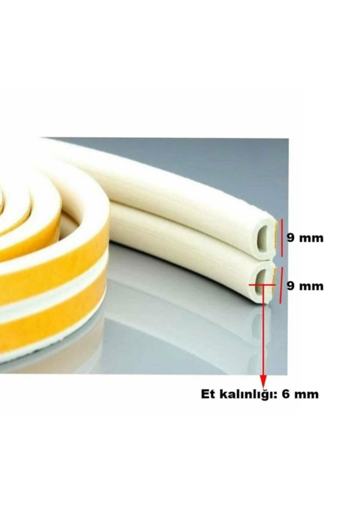 Kapı Ve Pencere Bandı Kauçuk Beyaz 2x5mt
