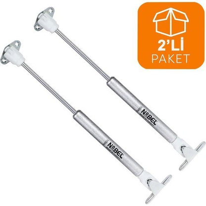 Nobel Dolap Amortisörü Gazlı Piston Kapak Hidroliği 100N 27 cm 2'li Paket