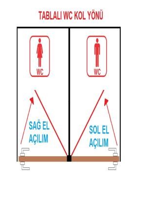 Sofuoğlu Anka/Anka Aynalı Kapı Kolu Mat Siyah WC