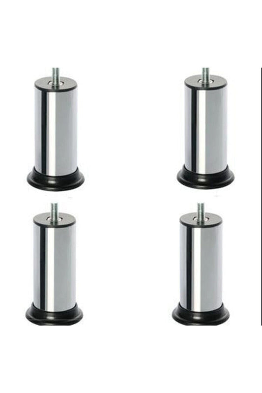 Baza Koltuk Kanepe Ayağı Civatalı 12 Cm (4 Adet) M8 Ince Diş