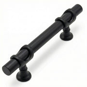 ARSİN DÜZ MAT SİYAH 128MM