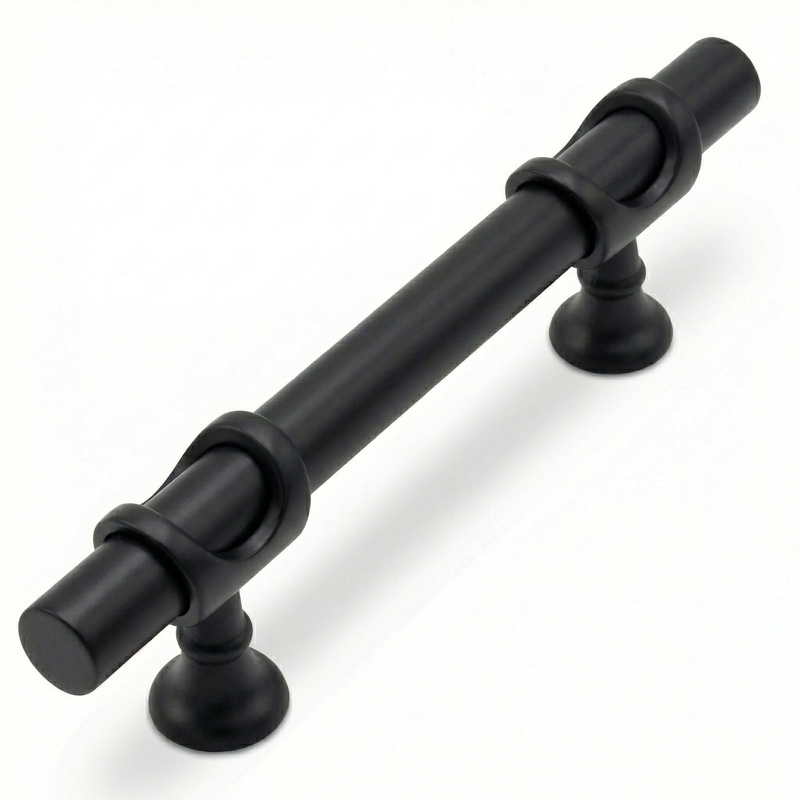 ARSİN DÜZ MAT SİYAH 128MM