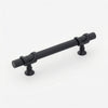 ARSİN ÇİZGİLİ MAT SİYAH 128MM