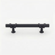 ARSİN ÇİZGİLİ MAT SİYAH 128MM