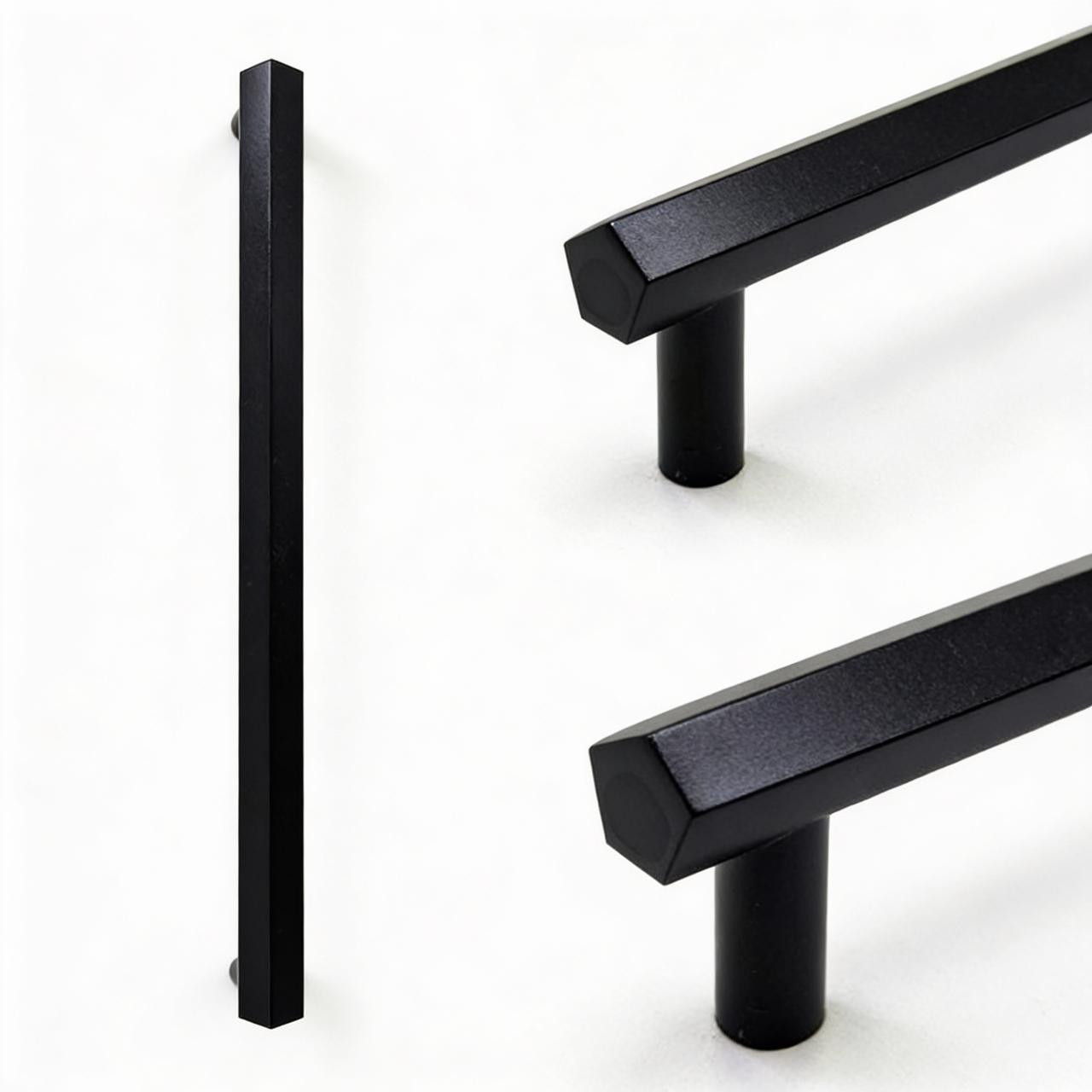 ARRENDİ KULP MAT SİYAH 160 MM