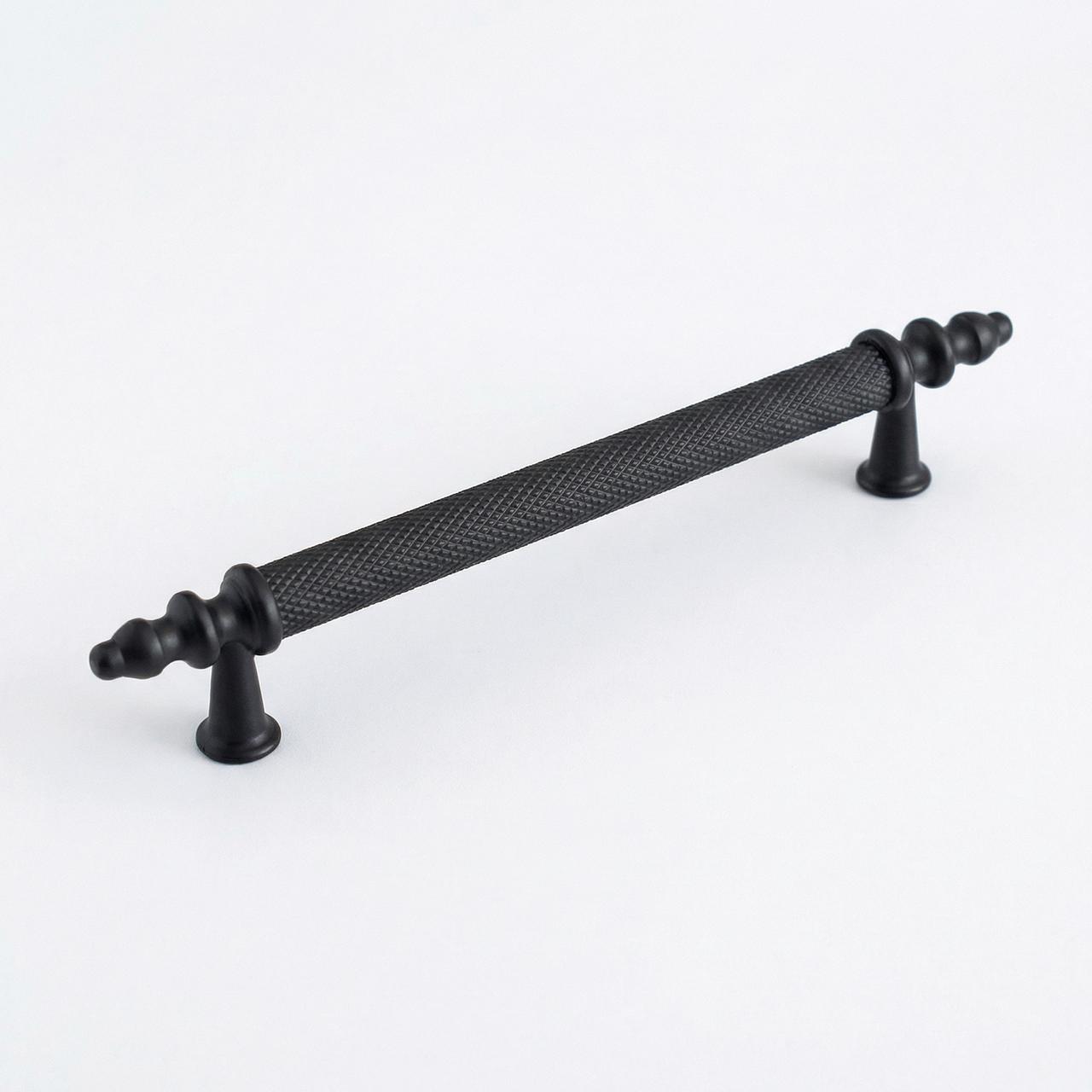 KUMRU TIRTIKLI MAT SİYAH 256MM