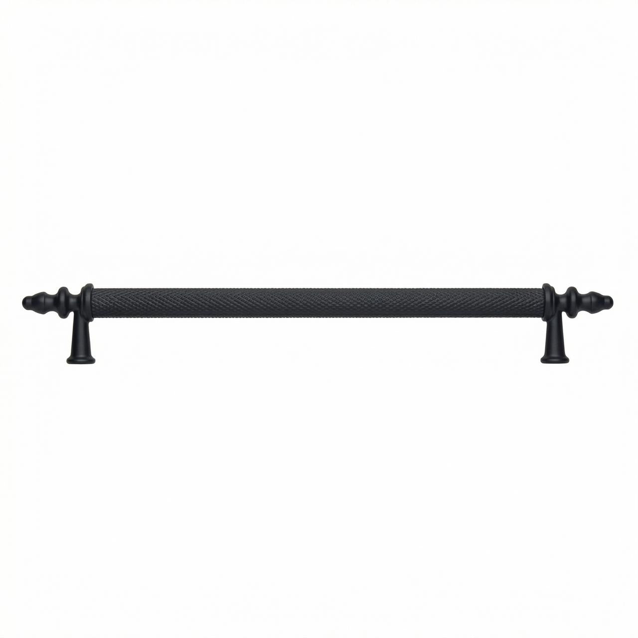 KUMRU TIRTIKLI MAT SİYAH 256MM