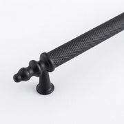 KUMRU TIRTIKLI MAT SİYAH 256MM