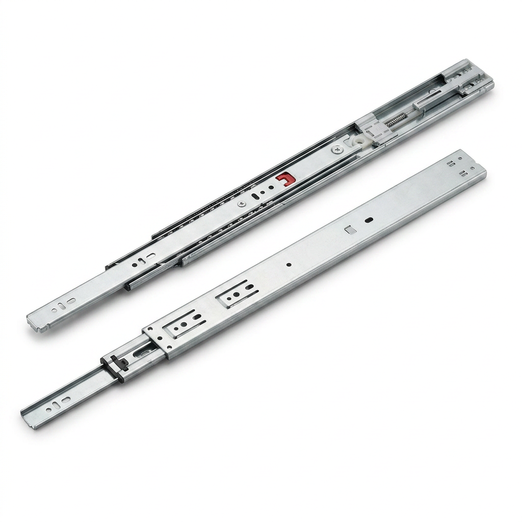 CANEX FRENLİ Teleskopik Bilyalı Ray Geniş 43mm Kaplamalı