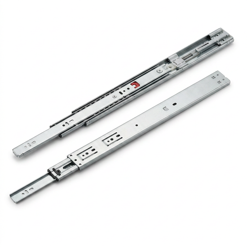 CANEX BRAKED Telescopic Ball Rail Wide 43mm Coated