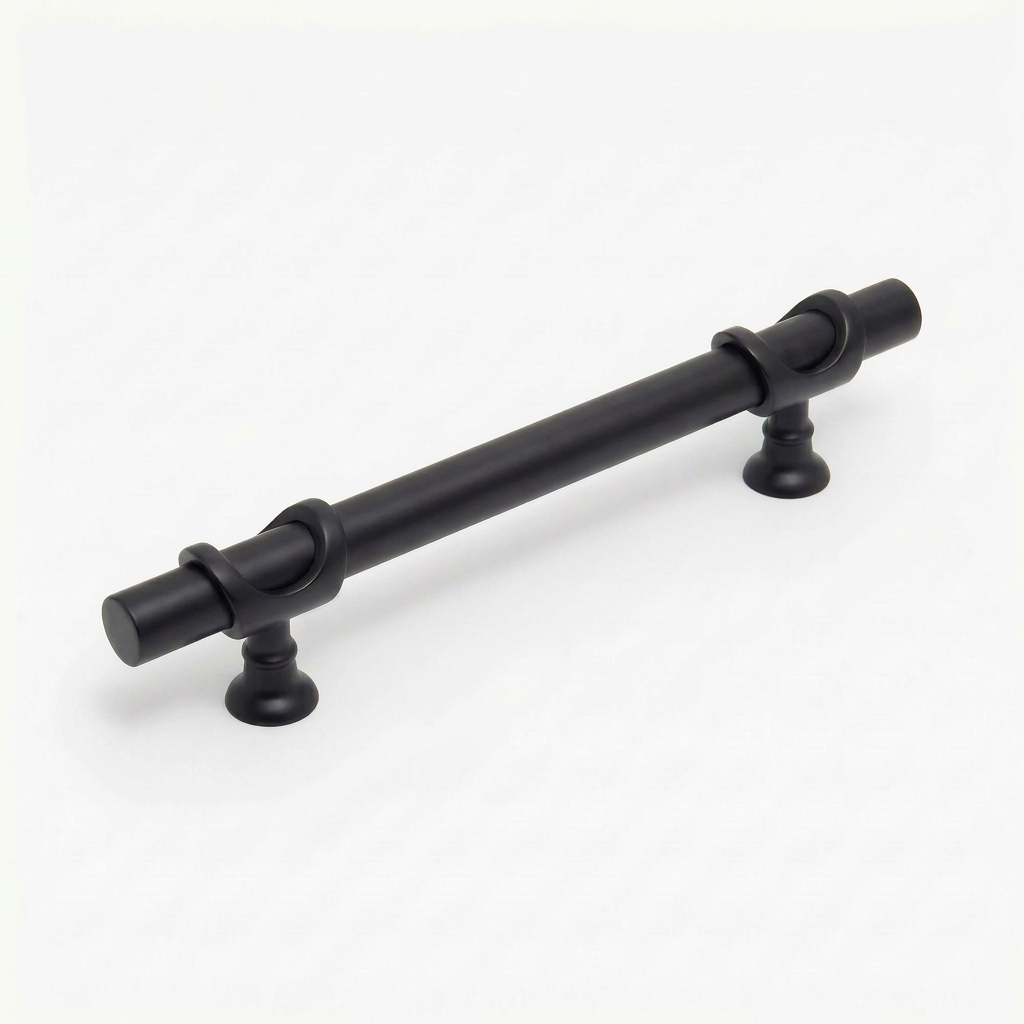 Metax Arsin Düz Kulp Mat Siyah K1015-128-04