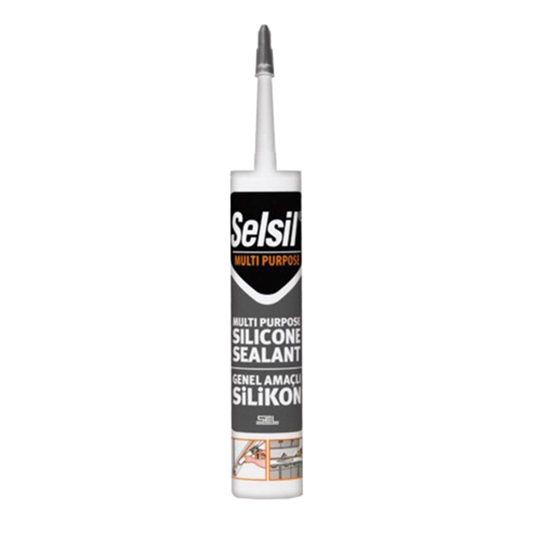 Selsil Genel Amaçlı Silikon 280 gr - Beyaz