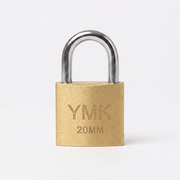 YMK SARI BOYALI DÖKÜM ASMA KİLİT 20mm