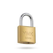YMK SARI BOYALI DÖKÜM ASMA KİLİT 32mm