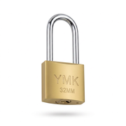 YMK SARI BOYALI UZUN KANCALI DÖKÜM ASMA KİLİT 32mm