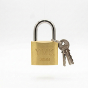 YMK SARI BOYALI DÖKÜM ASMA KİLİT 38mm