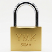 YMK SARI BOYALI DÖKÜM ASMA KİLİT 50mm