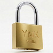 YMK SARI BOYALI DÖKÜM ASMA KİLİT 50mm