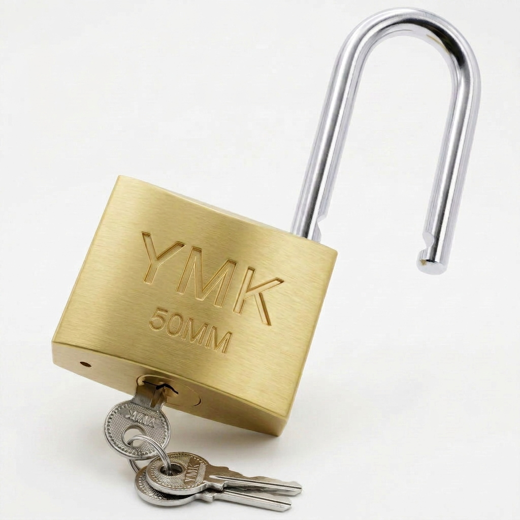 YMK SARI BOYALI UZUN KANCALIDÖKÜM ASMA KİLİT 50mm
