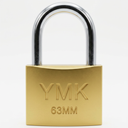 YMK SARI BOYALI DÖKÜM ASMA KİLİT 63mm